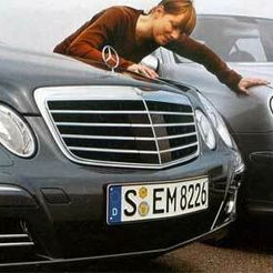 w211face.jpg STL file Distronic cover for Mercedes w211・3D print design to download