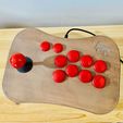 58BF1665-1D82-4710-8E24-EDF0B7649F32.jpeg Wooden Arcade Joystick Machine Arcade Stick for Home Video Games, Compatible with PC