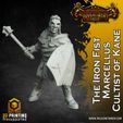 Cultist-marcellus-D.jpg The Iron Fists - Cultists of Kane - Set of 11 (32mm scale, Pre-supported miniature)