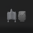 pack2.png Clone Trooper Jetpack and Backpack - One12 - STL files 3D print model