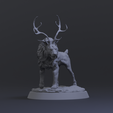 3.png Sacred Grove Guardian Fantasy Creature 32mm Scale Pre-Supported