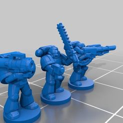 94060544f18ab2fe3f3f828423739d17_display_large.jpg Бесплатный STL файл More 6mm epic marines・План 3D-печати для скачивания