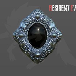 0.jpg Fichier OBJ RESIDENT EVIL 2 REMAKE ADA WONG TOUR DE COU POUR COSPLAY・Modèle imprimable en 3D à télécharger