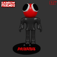 11111.png RED FROM ROBLOX RAINBOW FRIENDS | 3D FAN ART