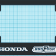 LPH_1.png Motorcycle License Plate Frame - Honda CB550/Four