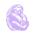 Sloth.stl Sloth 2D Wall Art/Window Art