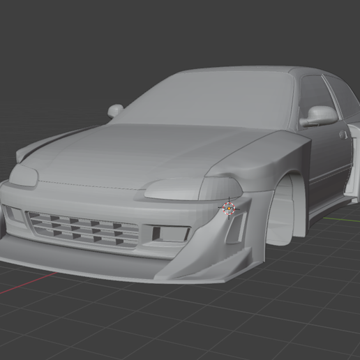 🎨 КОМПЛЕКТ ДЛЯ КУЗОВА CIVIC EG (ПО МОТИВАМ LBWK)・Бесплатный STL для 3D ...