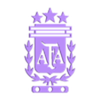 Logo dorado.stl AFA Logo Key Holder with Key Ring