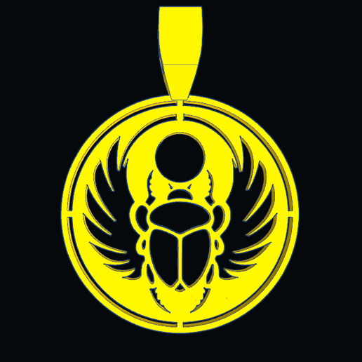 Egyptian Scarabee 3D model