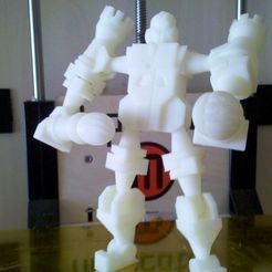 ChessBot.jpg Free STL file Chessbot Hero Transforming Chess Set・3D printing idea to download