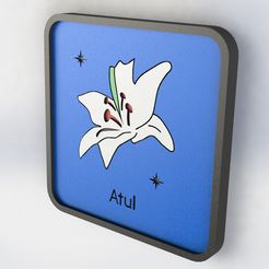 Atul-1.jpg Archivo STL Posavasos Atul / Atul Coaster・Modelo para descargar y imprimir en 3D