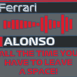Radio-ALO.png STL file Radio F1 Alonso Ferrari・3D printable model to download