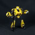 01.jpg Cane and ID Remote for Transformers WFC Bumblebee