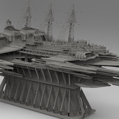 untitled.4140.png OBJ file CATHEDRAL AIRSHIP 5 3D MODEL・3D printable model to download, aramar