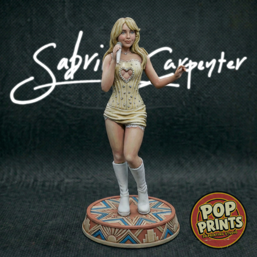 【非売品】Sabrina Carpenter 2023 Live グッズ 👾 Sabrina Carpenter・Arquivo STL para Impressão 3D・Cults