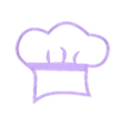 asci_kalip.stl chef hat cookie cutter