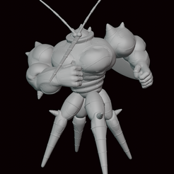 STL file Pokemon Ultra Beast Pheromosa 🐉・3D print design to