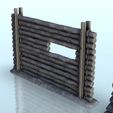 8.jpg Set of barricades: hedgehod wooden sandbags - Bolt Action Flames of War scenery terrain wargame Modern