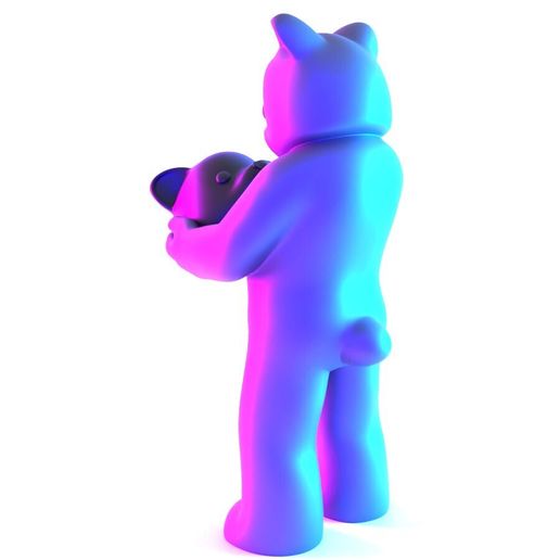 0009.jpg Face to Face Bear Inner Self Luke Chueh toy