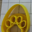 CC_eggpaw.png Easter cookiecutter small egg - paw
