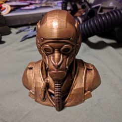 R/C WW2 Luftwaffe Pilot with Mask