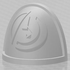Iron-legion-shoulderpad.jpg STL file Iron Legion shoulderpad・3D printer design to download