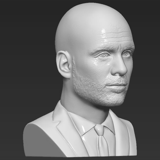 10.jpg 3D file Pep Guardiola bust 3D printing ready stl obj formats・3D print model to download, PrintedReality