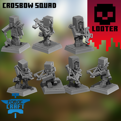 team_template_square.png 3D file Looter crossbow squad・3D printer design to download, ForgeCraft