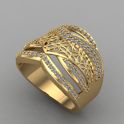 Women Ring 3DM Womens Ring 3d models 3D print model 3D print model 3D model