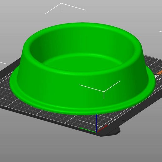 Basic Dog & Cat Bowl - optimized for 3D print