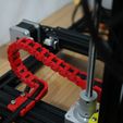 SAM_3572.JPG Free STL file Creality CR-10S Y axis cable drag chain and Strain relief・Object to download and to 3D print