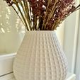 Vase_Karomuster_1.jpeg Check pattern vase | flower vase | digital file | decoration | dried flowers