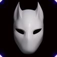 z51.png Kitsune Demon Fox Mask Mascara de Zorro Kitsune 5