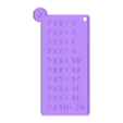 tabla 2.stl Multiplication Tables
