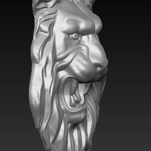 Lion_Relief_03.jpg Lion Relief 3D Model