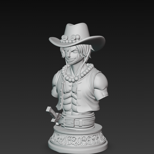 adagadgagaaga.png Buste de Portgas D. Ace - Aux Poings Ardents / Commandant de la 2e Division | One Piece