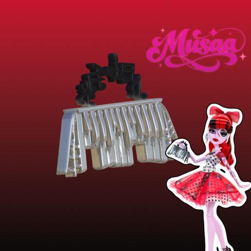 Operetta's Deadly Polka Dot Bag. Monster High