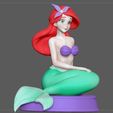 4.jpg ARIEL SIRENITA PRINCESA DISNEY PERSONAJE LINDA CHICA ANIME IMPRESIÓN 3D