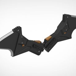001.jpg OBJ-Datei Batarang aus dem Film The Batman 2022・3D-druckbare Vorlage zum herunterladen, vetrock