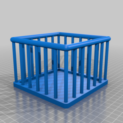Barby_Shelly_Laufstall.png Free STL file Barbie Laufstall / playpen・Design to download and 3D print, rolfmobil