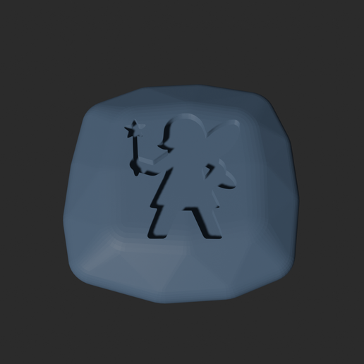 Fairy Stone - 3D Printable Game Token