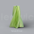 C_8_Renders_00.png Niedwica Vase C_8 | 3D printing vase | 3D model | STL files | Home decor | 3D vases | Modern vases | Floor vase | 3D printing | vase mode | STL