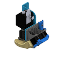 ISOView - Hybrid Mosquito 0.6mm 46º Fan Duct Assy (Publish) v5.png ARTILLERY SIDEWINDER 4020 FAN DUCT V3 46° BMG MOSQUITO & E3D-DRAGON-V6 HYBRID