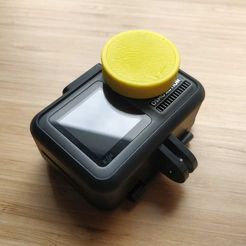 DJI OSMO Action 4, Action 3 or Action 1 Lens Cap Cover Flexible TPU 3D  Printed 
