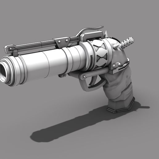 Jinx Arcane inspired Zap Gun pistol 3d model for printing