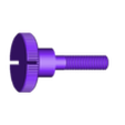 TORNILLO M4 CON CABEZA MOLETEADA - DIN 464.STL M4 SCREW WITH KNURLED HEAD - DIN 464