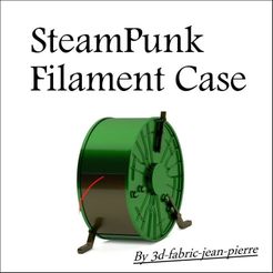 3d-fabric-jean-pierre_tie_hanger_view_carr_title1_Lt_.JPG Файл STL Steampunk filament case・3D-печать дизайна для загрузки