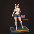 3.png ( No AI slop) Pin-up Chun li Outfit2 - 3D print STL
