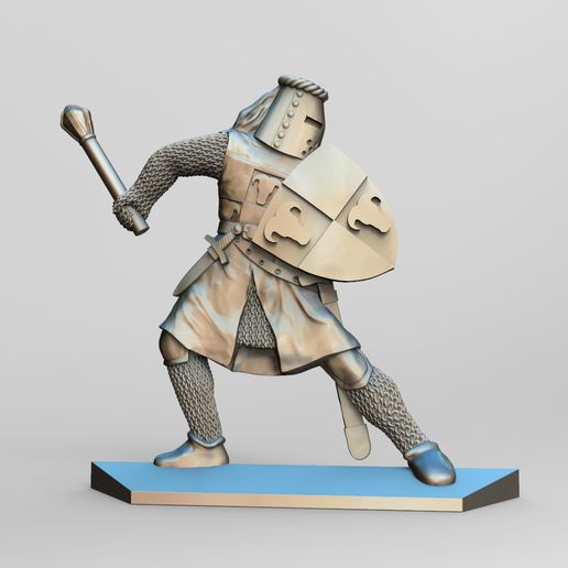 STL file knight 2・3D print object to download・Cults