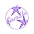 Camille v1.stl CHRISTMAS DECORATION FIRST NAME Camille